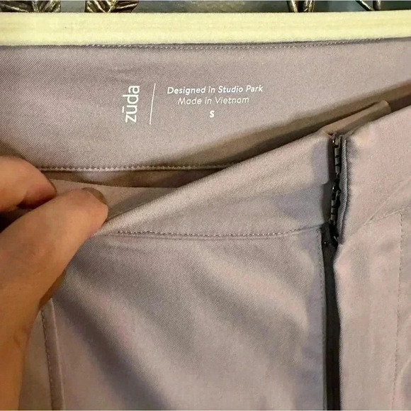 Zuda Tan Work Pant with Snap Detail Small - Picture 5 of 10